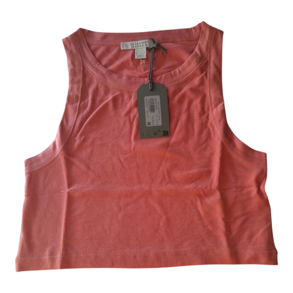 AllSaints Rina Stretch Cropped Tank Top - Picture 3 of 13